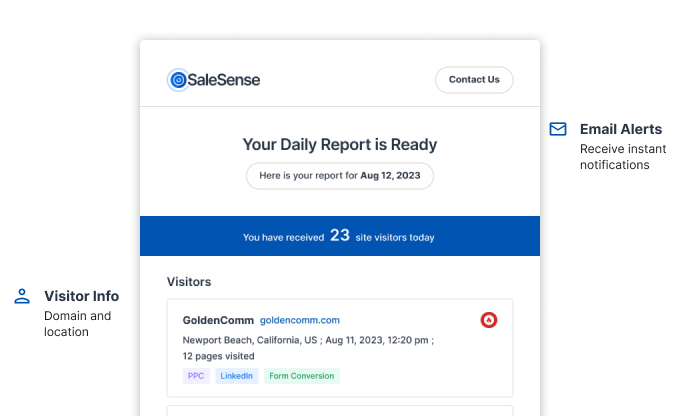 SaleSense Daily Report